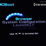 Playstation 2 - Free MC Boot, hlavní menu
