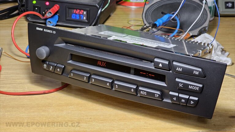 BMW E90 Retrofit - Montáž Bluetooth do rádia Business CD