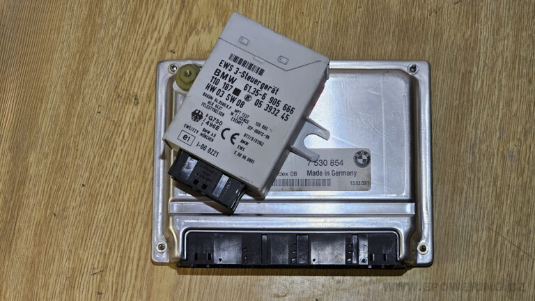 BMW E46 programování ECU - Odstranění EWS (NoEWS, delete EWS)